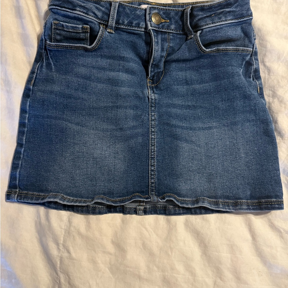 Denim Mini Skirt